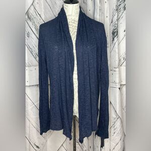 Stitchdrop Cardigan Shawl Collar Navy M